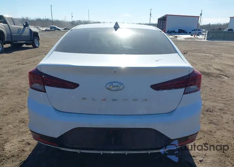 2019 Hyundai Elantra Sel from USA, damaged, VIN 5NPD84LF2KH452815